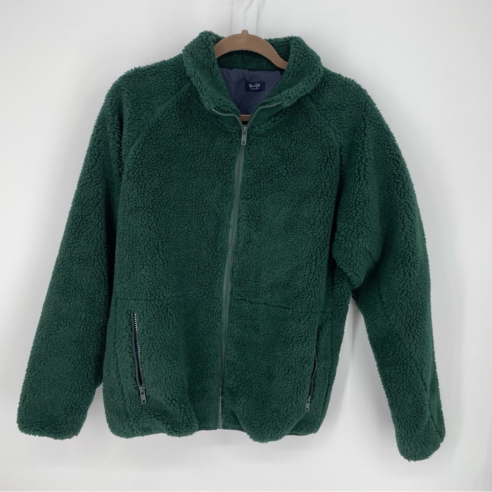 Brandy Melville Willow Shearling Jacket green Sz S